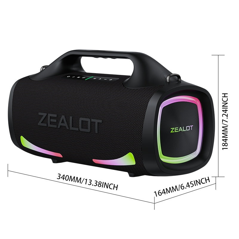 100W Wireless Speaker-24000mAh Battery, IPX5 Waterproof, Loud Stereo Sound And Strong Bass, Perfect For Family, Car, Outdoor, Camping, Party - Opulencia #