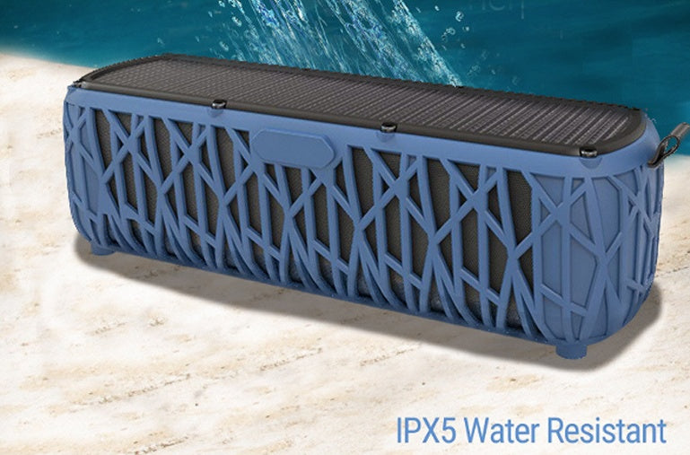 New T61 solar wireless speakers continue 60H environmental friendly solar Bluetooth speakers - Opulencia #