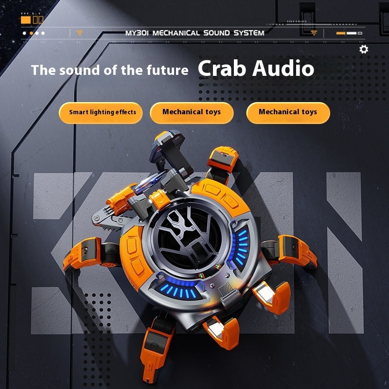 Machine Crab Speaker Mechanical Wind Wireless Bluetooth - Opulencia #