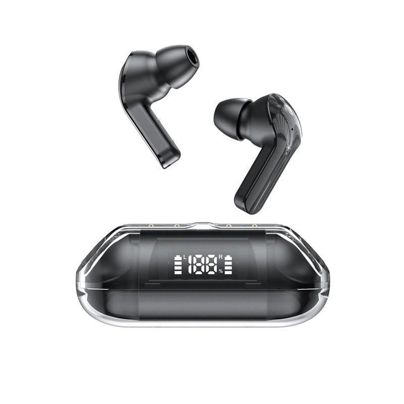 Wireless Digital Display Bilateral Stereo Transparent Bluetooth-compatible Headset - Opulencia #