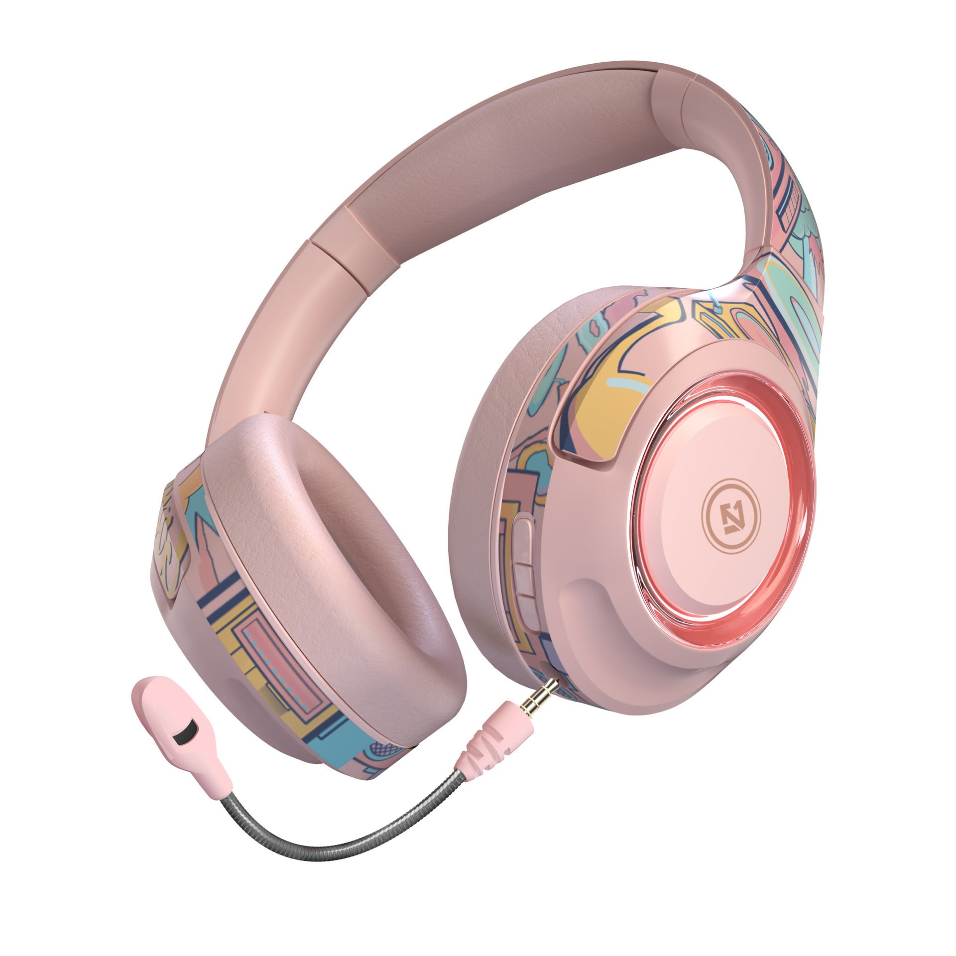 Head-mounted Luminous Earphone Noise Reduction Headset Private Model - Opulencia #