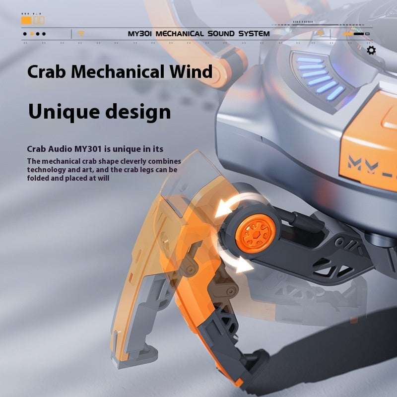 Machine Crab Speaker Mechanical Wind Wireless Bluetooth - Opulencia #