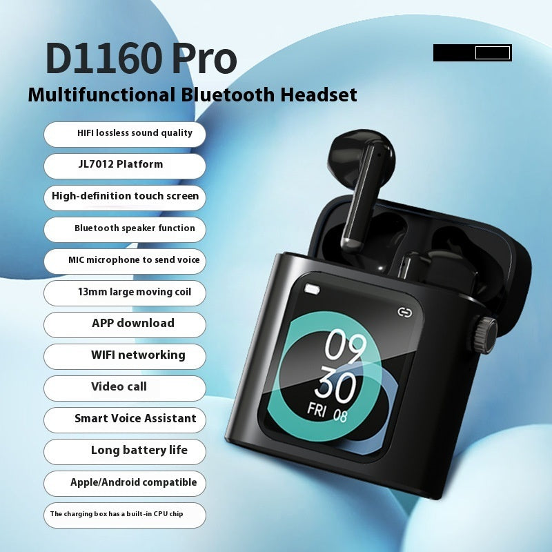Bluetooth Large Screen Tws Headset Wireless - Opulencia #