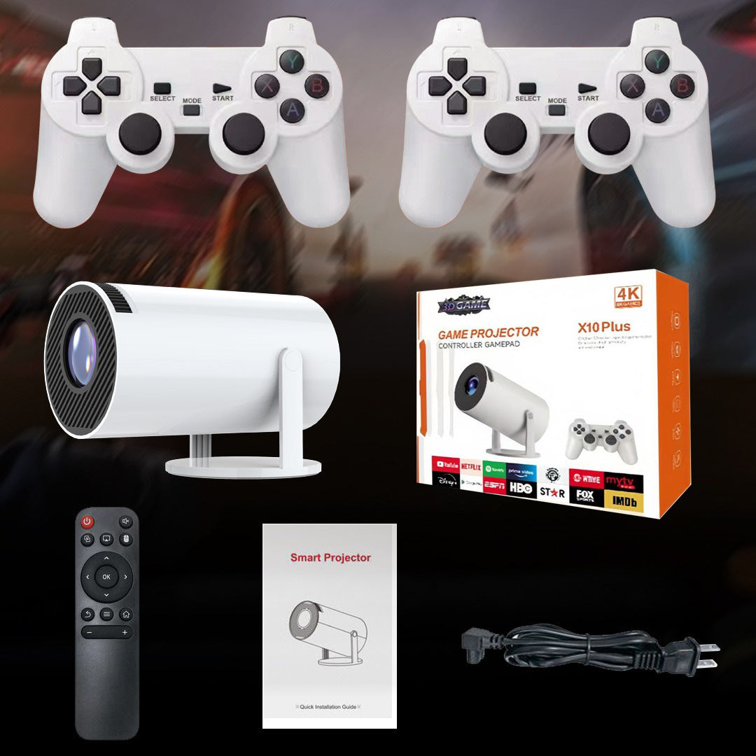 Barrel X10 PLUS Portable Home Smart Wall Projection Game Machine HD Projector - Opulencia #