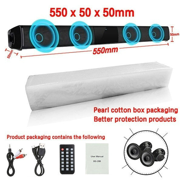 Home Theater Sound System Bluetooth Speaker Computer - Opulencia #