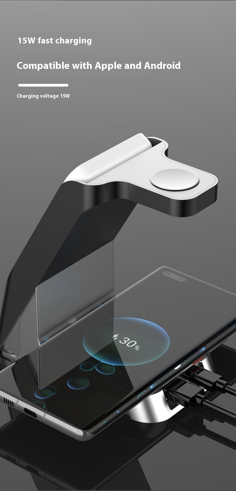 Six-in-one Multifunctional Wireless Charger - Opulencia