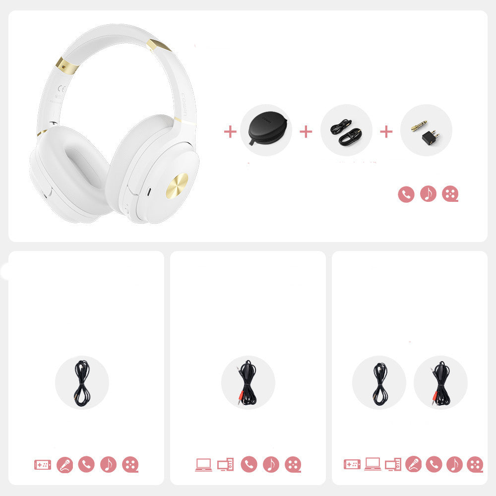 Noise-cancelling Bluetooth Headset Headset Sleep Learning Game - Opulencia #