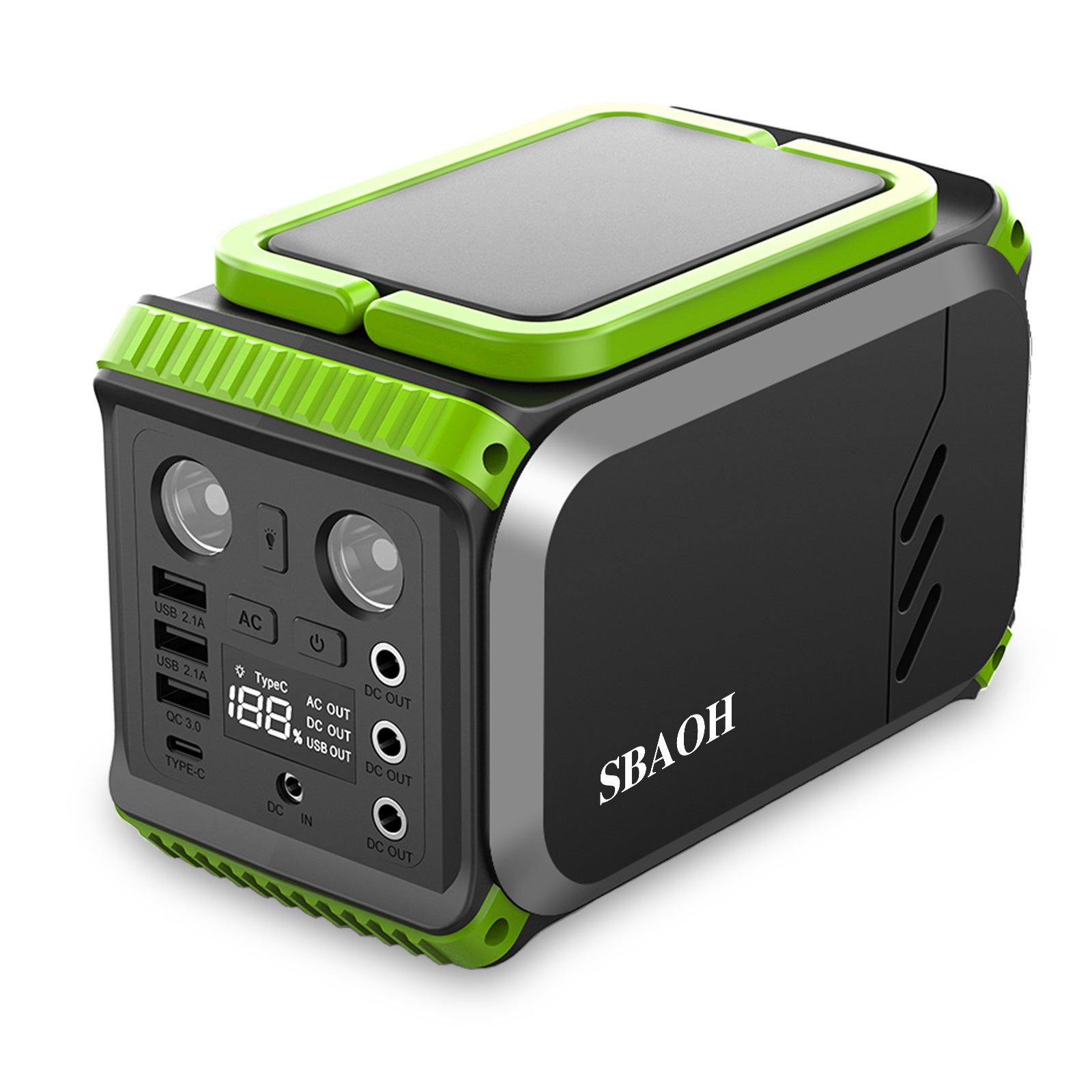 110V Camping Power Station,148Wh 200 W Solar Generator,40000mAh Emergency Power Supply Home Battery Backup For Camping - Opulencia #