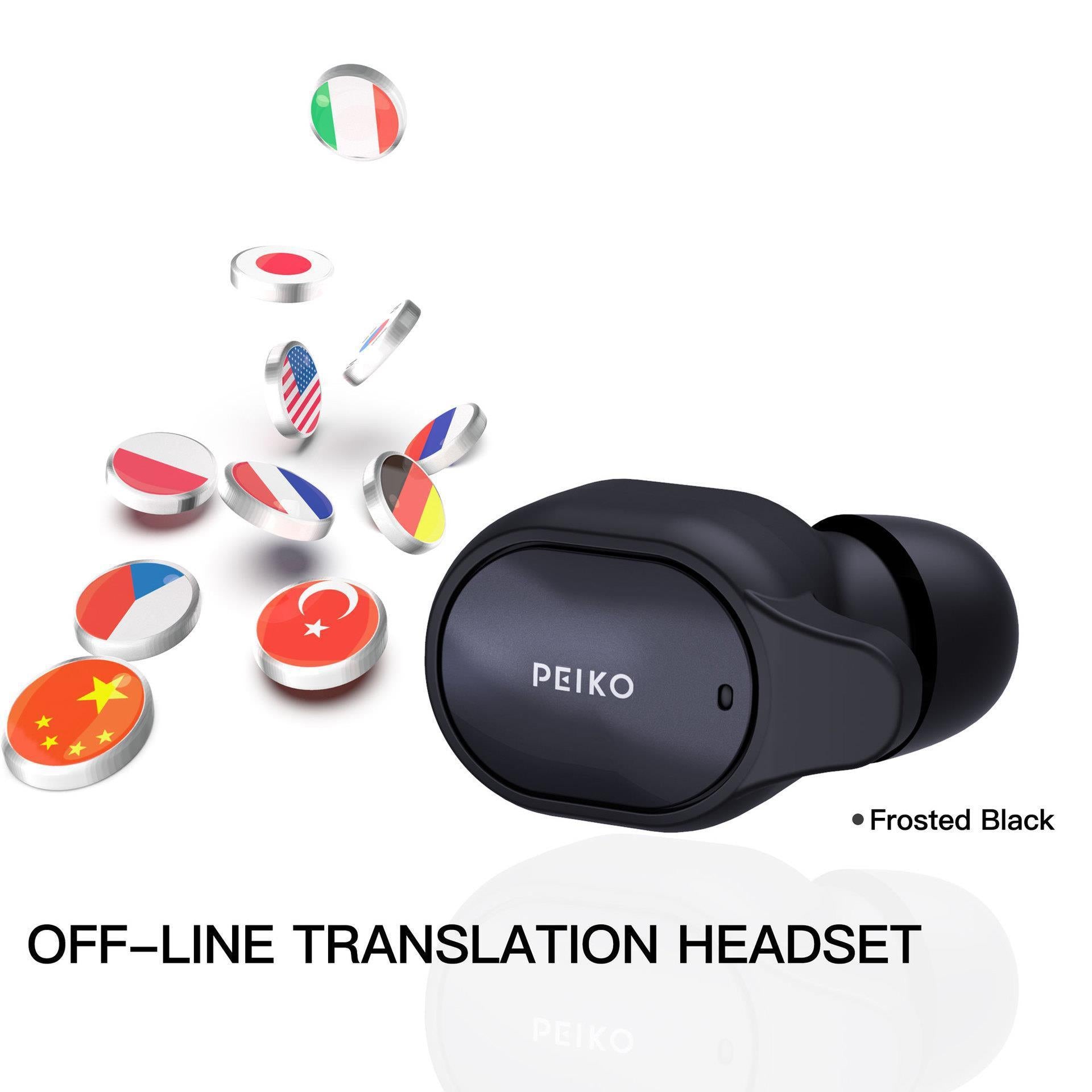 Smart Bluetooth Translation Headphones Instant Wireless Headset Language - Opulencia #