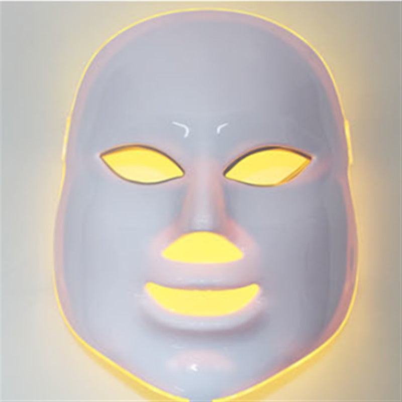 Beauty Instrument Beauty Red Purple Light Photon Skin Rejuvenation Mask Instrument Household Acne Spectrometer Face - Opulencia #