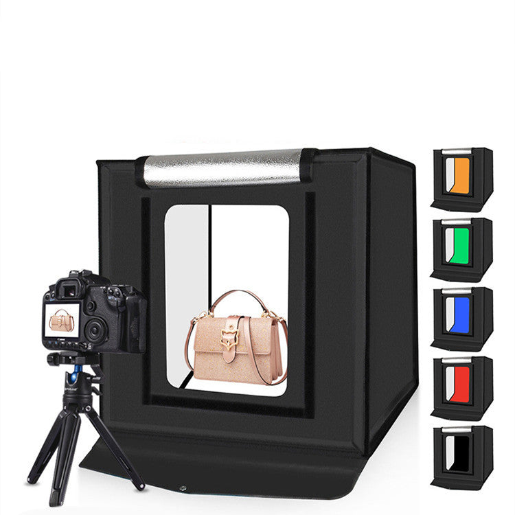 Folding Studio LED Highlighting Dimming Photo Soft Light Box - Opulencia #