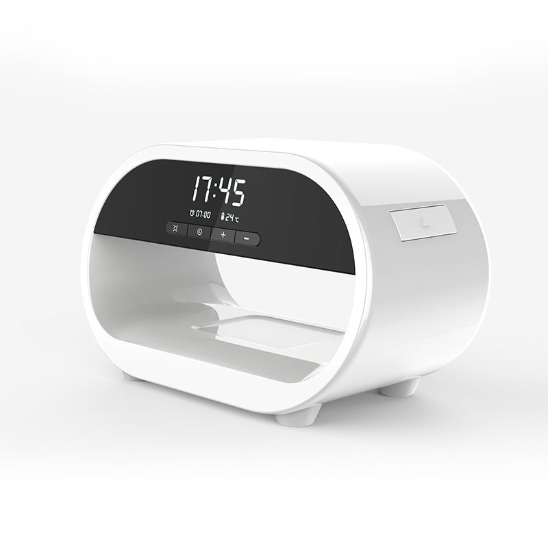 Night Lamp, Multi-Purpose Alarm Clock and Wireless Charger - Opulencia