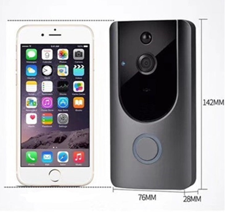 Smart WiFi Video Doorbell Camera Visual Intercom With Chime Night Vision IP Door Bell Wireless Security Camera - Opulencia #