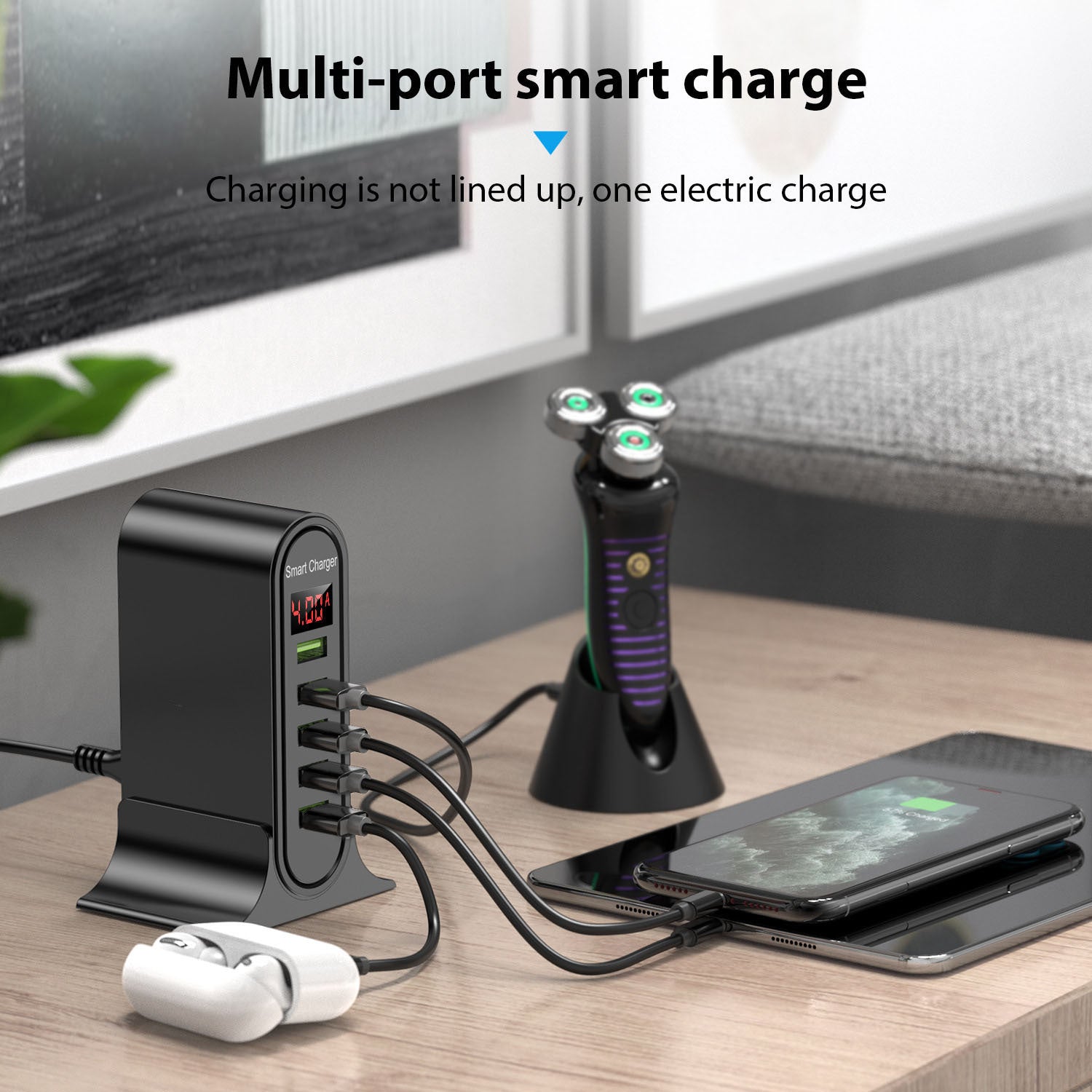 USB five-port smart charger - Opulencia #