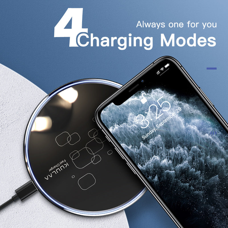 Ultra-Thin Fast Charging Mobile Phone Wireless Charger - Opulencia #