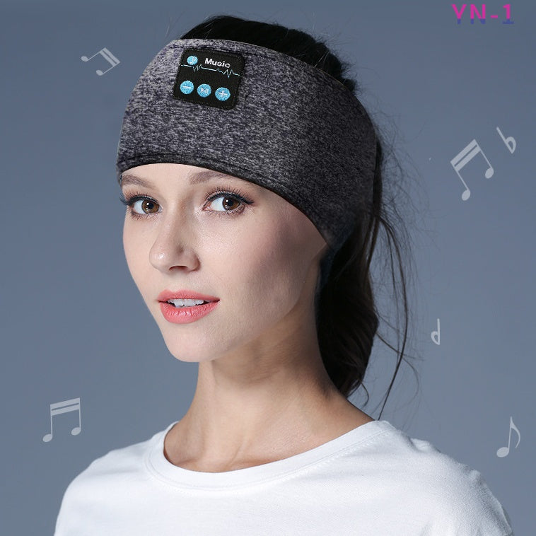 Wireless Bluetooth V5.0 Sports Headband With Music Call Stereo Shading Sleep Headband - Opulencia #