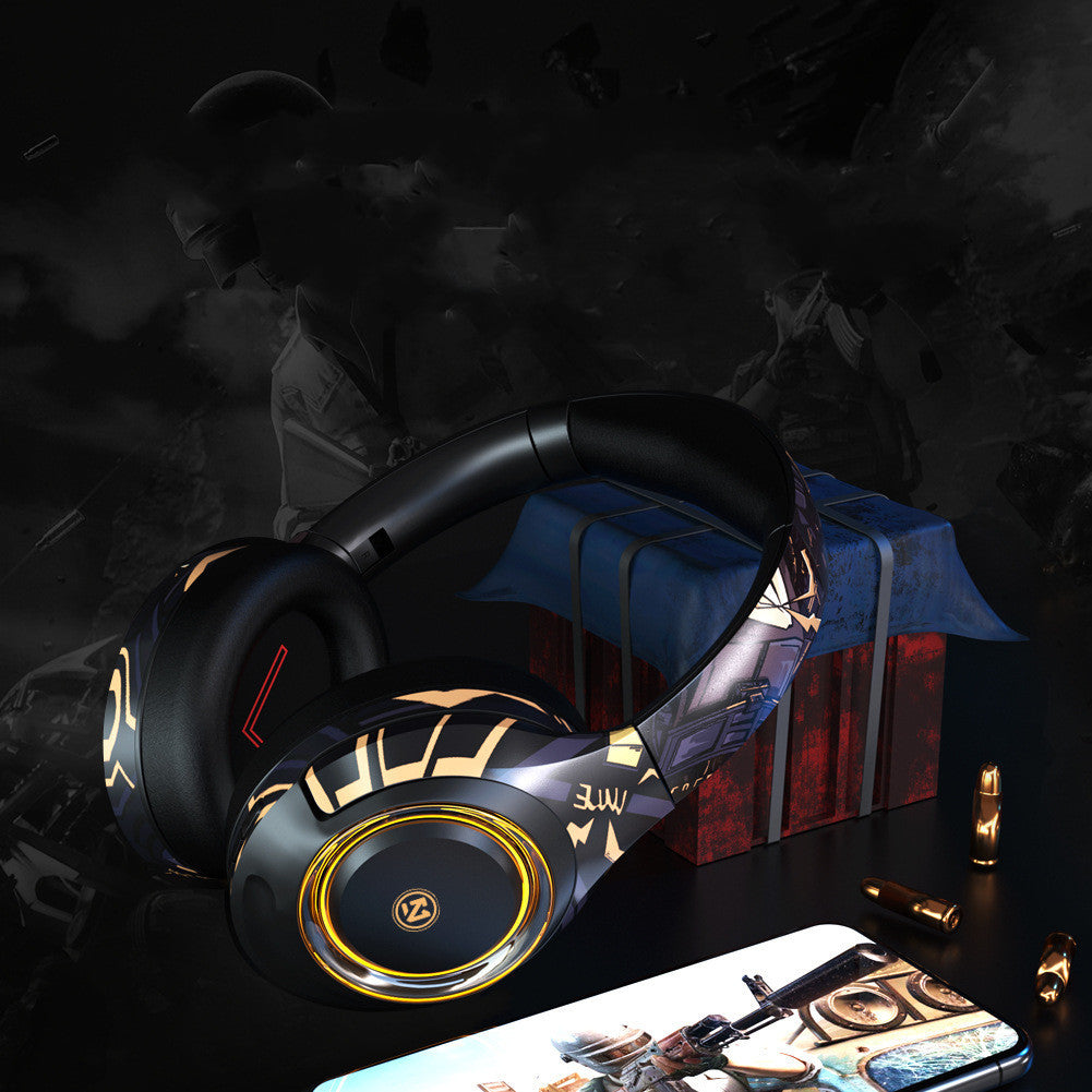 Head-mounted Luminous Earphone Noise Reduction Headset Private Model - Opulencia #