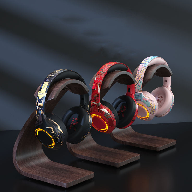 Head-mounted Luminous Earphone Noise Reduction Headset Private Model - Opulencia #
